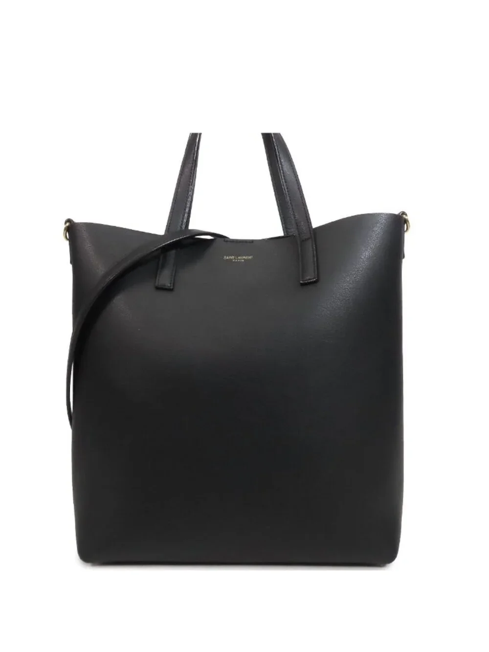 Saint Laurent Toy Shopping Black Leather 2-Way Shoulder Bag